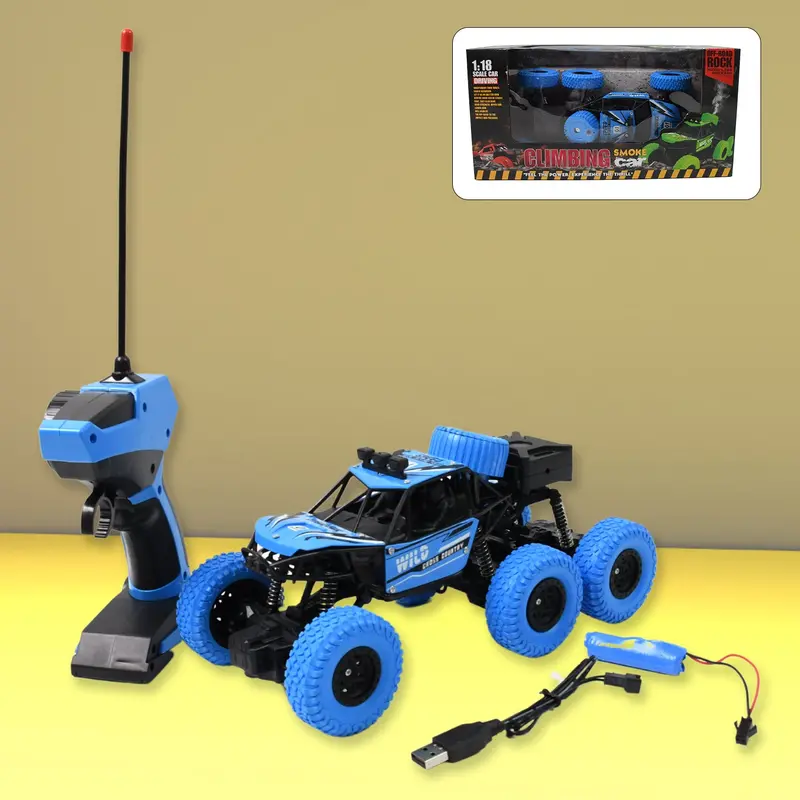 Remote-Controlled Rock Climbing Toy Car – 8-Wheel Adventure Vehicle 1