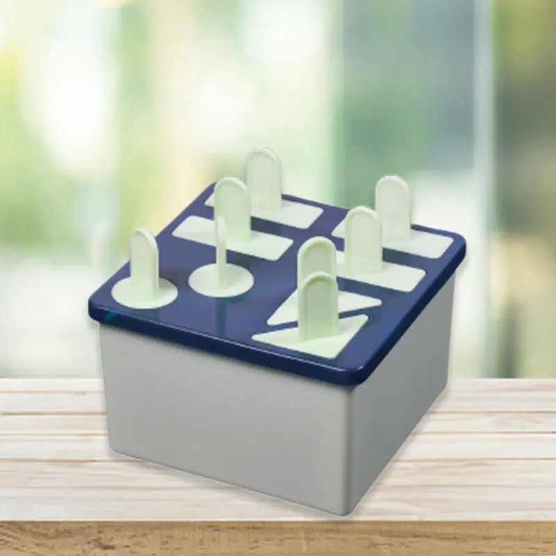 Reusable 8-Cavity Kulfi Mold Tray – Food-Grade Plastic Ice Cream Maker 1
