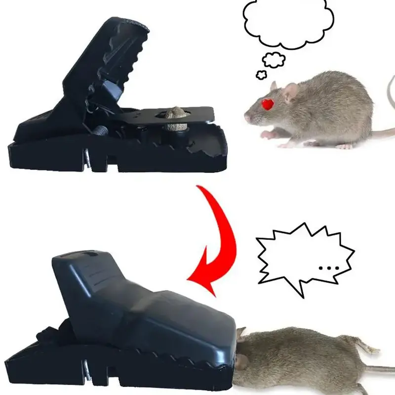 Reusable Mouse Trap Cage With Realistic Dummy Mouse – Indoor Pest Control (1 Unit) 1