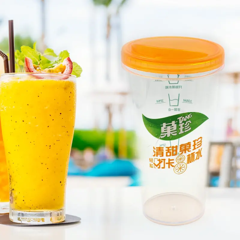 Reusable Plastic Tumbler For Water Or Coffee 1