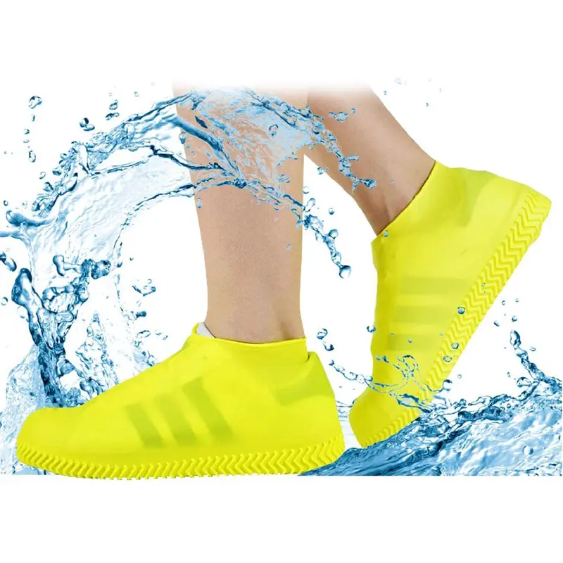 Reusable Silicone Shoe Covers – Non-Slip Waterproof Boot Protectors (Medium) 1