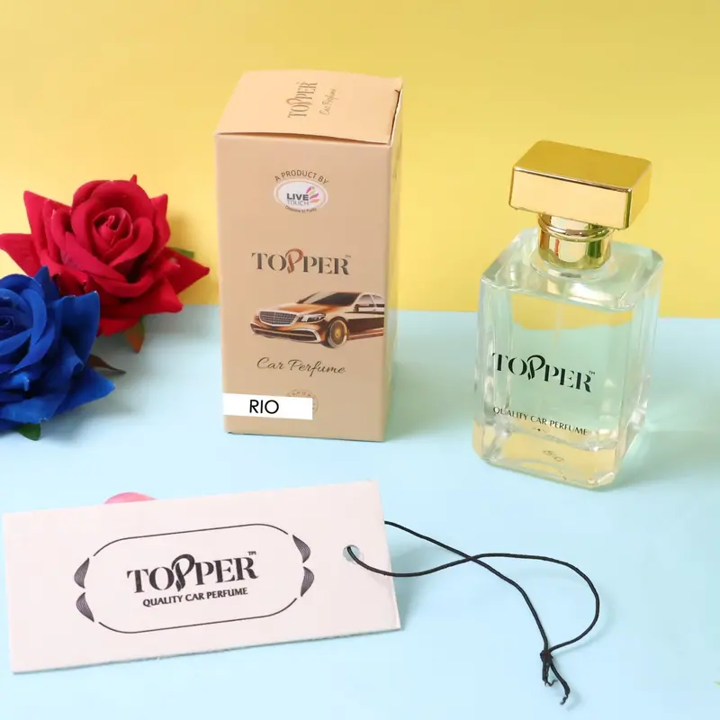 Rio Car Perfume By Topper – Refreshing Signature Aroma (50Ml) 1