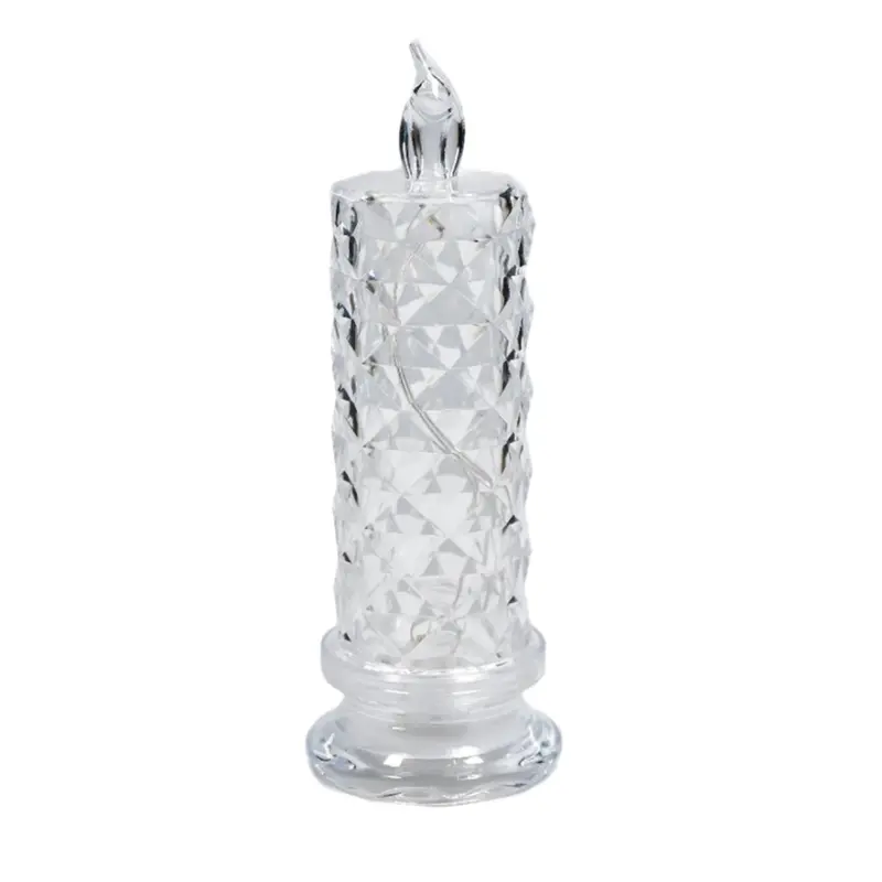 Rose-Inspired Led Candles – Elegant Crystal-Effect Decor For Homes, Altars, And Diwali Celebrations 1