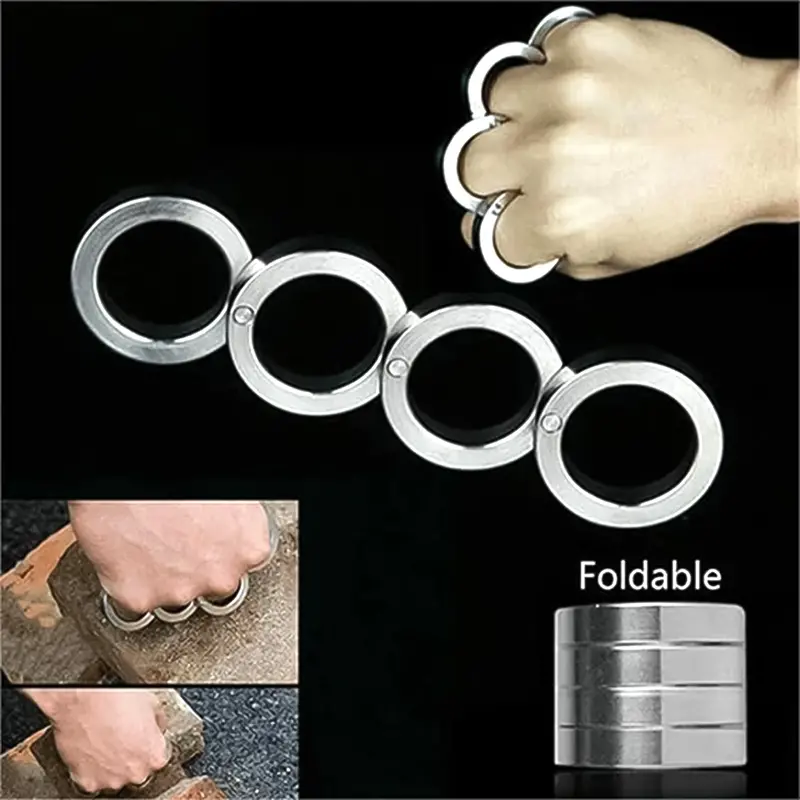 Rotating 4-Finger Ring Grip – Compact Foldable Phone Ring Stand (1 Set) 1