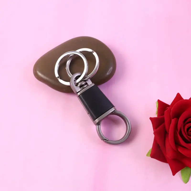 Rotating Dual-Ring Metal Key Organizer – Durable Swivel Key Holder For Daily Use 1