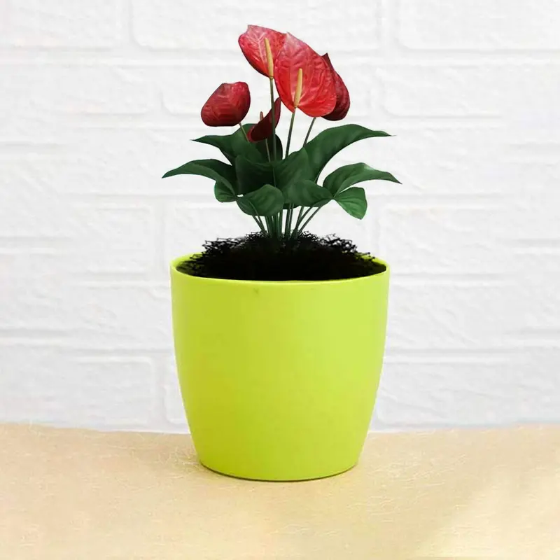 Round Indoor And Outdoor Flower Pot – Modern Garden Planter 1