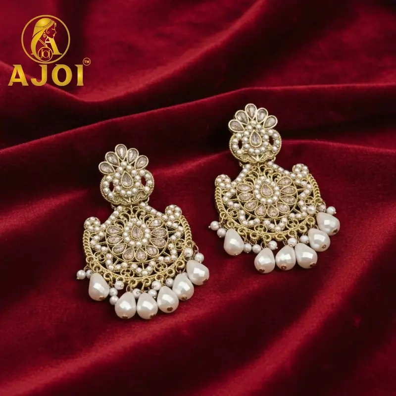 Royal Pearl Chandbalis Blending Heritage Motifs With Modern Designer Flair 1