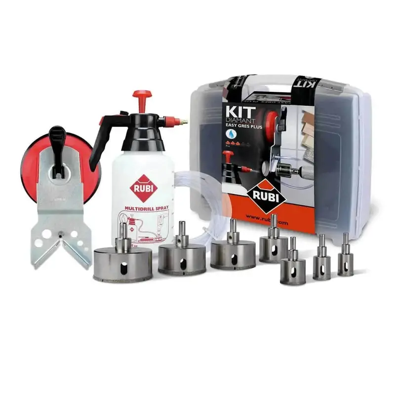Rubi Easygres Plus Wet Core Drill Bit Kit With Diamond Tips 1
