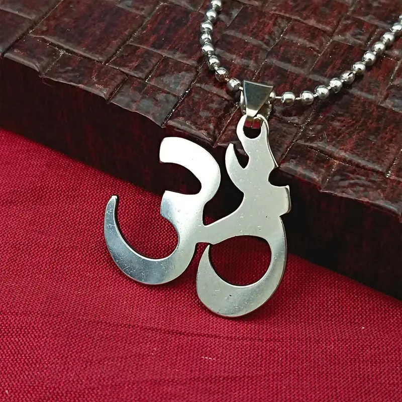 Sacred Om Symbol Chain Pendant For Men 1