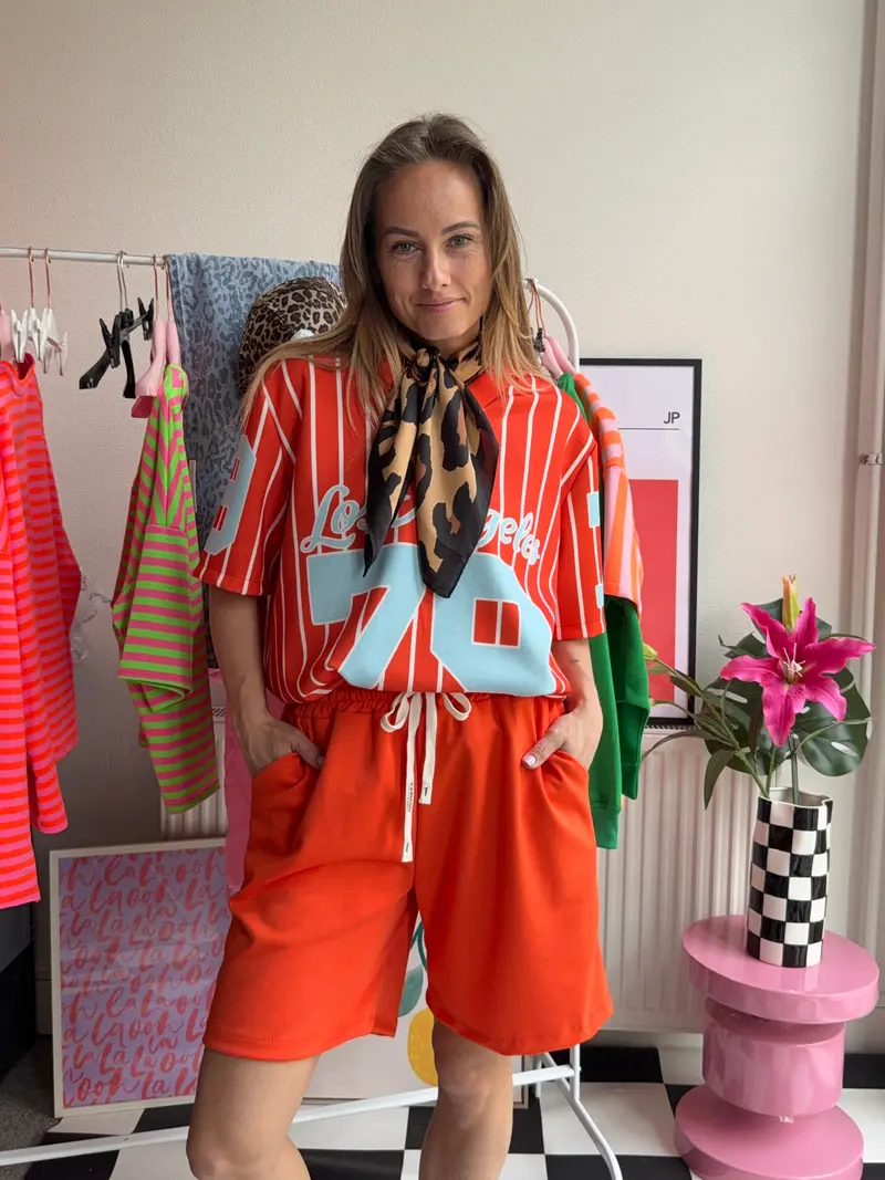 Sara Orange Los Angeles Matching Set 1