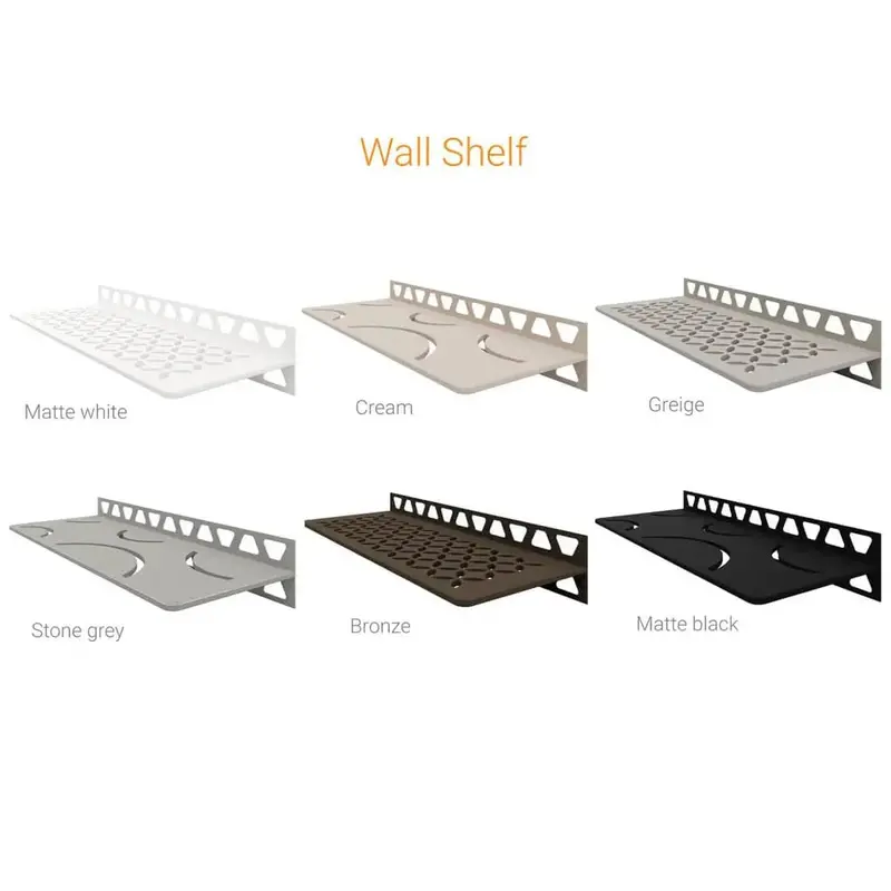 Schluter-Shelf-W Stainless Steel Shower Niche Shelf System 1