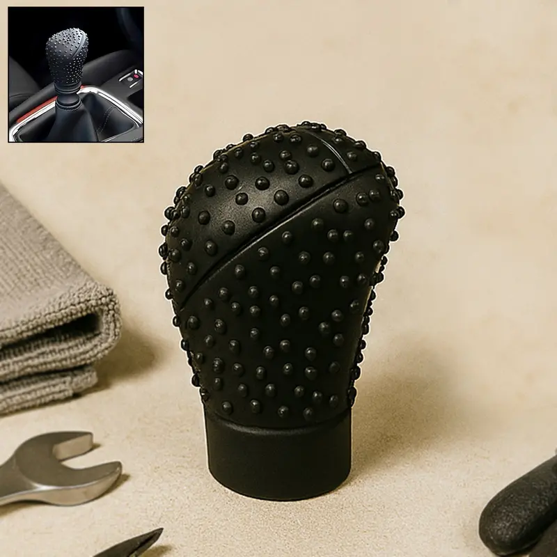 Scratch-Resistant Bump-Style Gear Shift Knob Cover – Custom Fit For Manual Transmissions 1