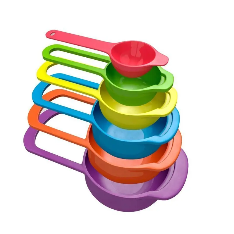 Set Of 6 Precision Kitchen Measuring Spoons (Plastic) 1