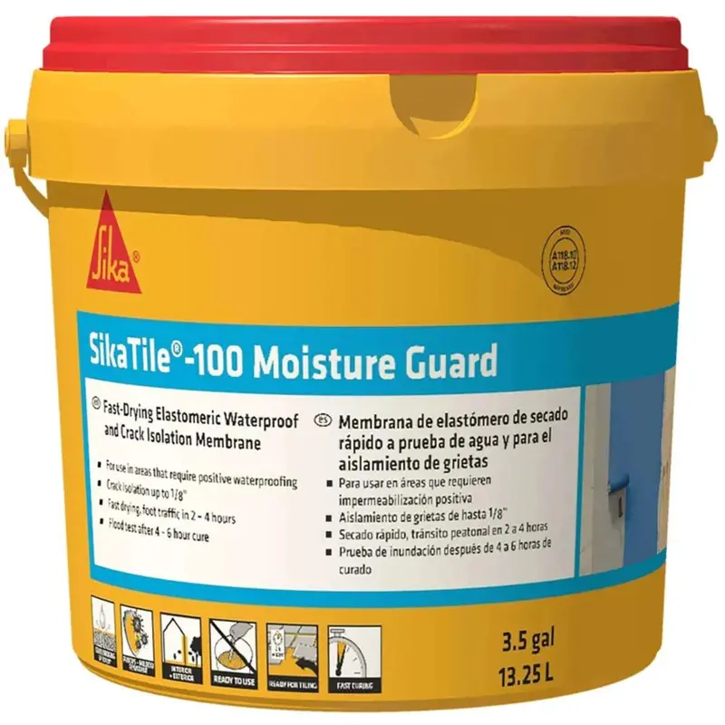 Sikatile-100 Flexible Moisture Barrier & Crack Isolation Membrane 1