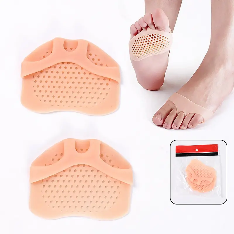 Silicone Heel Guards – Gel-Cushioned Foot Sock Protectors (1 Pair) 1