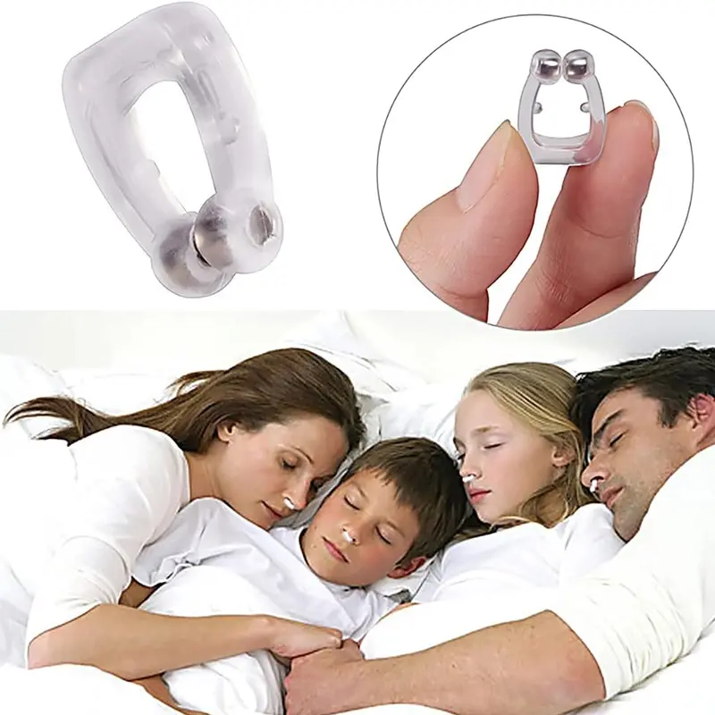 Silicone Magnetic Anti-Snore Nose Clip For Restful Sleep – 1 Piece 1