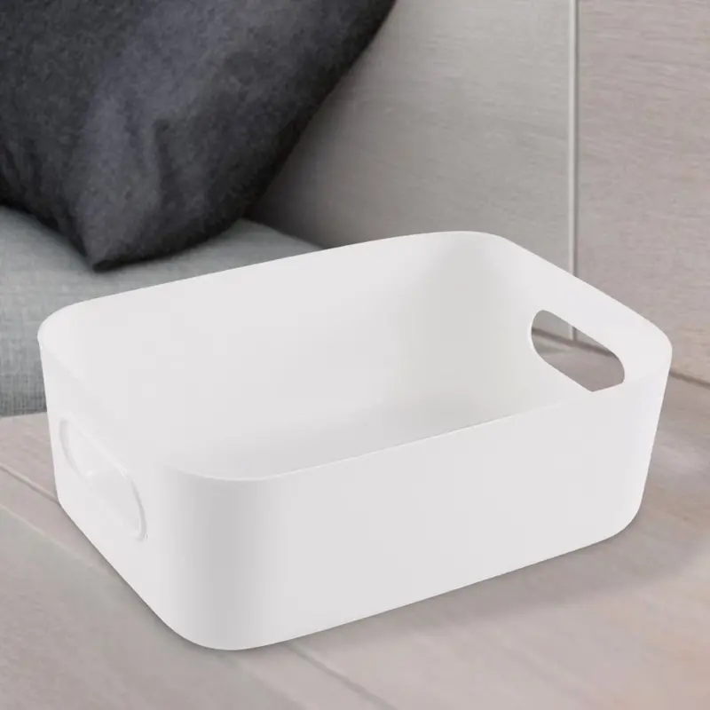 Single Plastic Kitchen Storage Basket – Compact 21×15 Cm Organizing Bin For Pantry Or Countertop 1