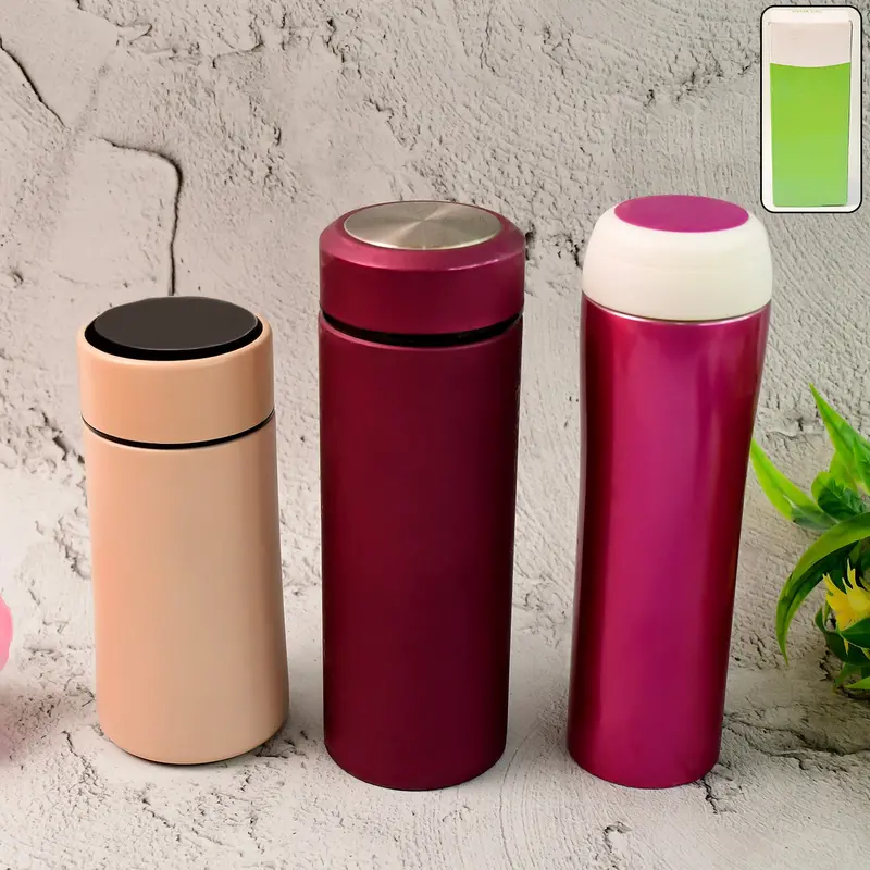 Slim Stainless Steel Travel Bottle – ~300Ml On-The-Go Container 1