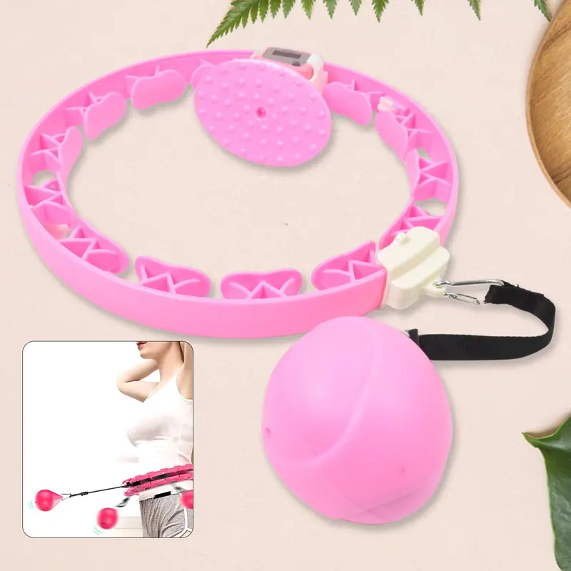 Smart Counting Hula Hoop With Weighted Ball – Unboxed Version For Immediate Use 1