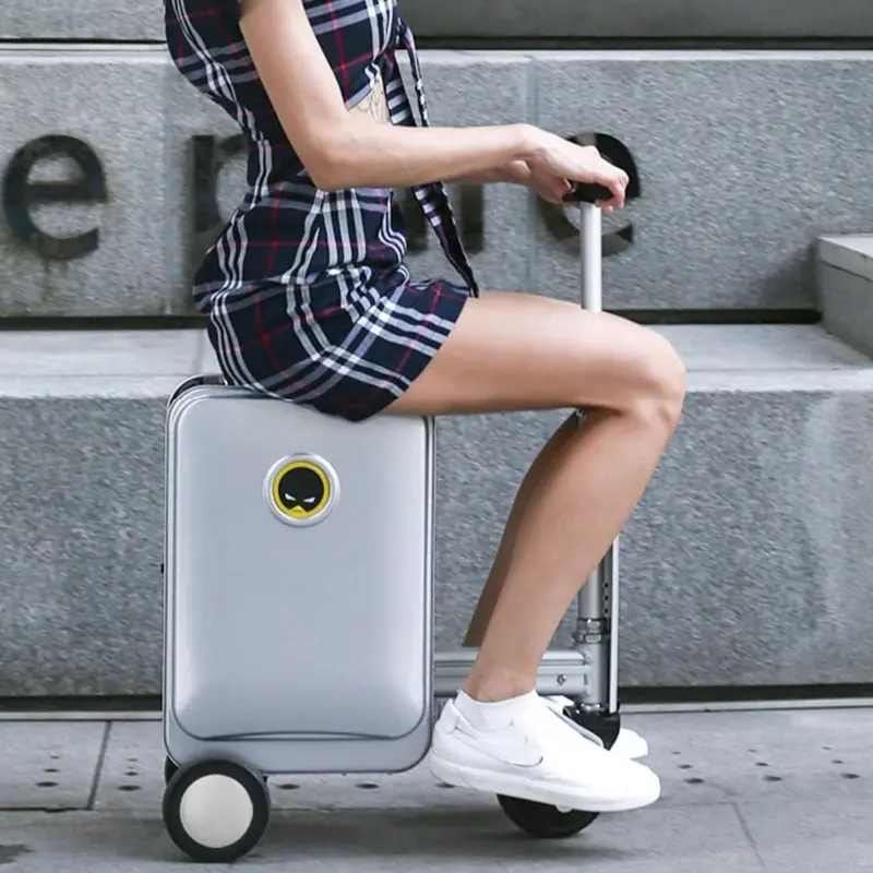 Smart Electric Scooter Luggage: Rideable Suitcase With Detachable Battery 1