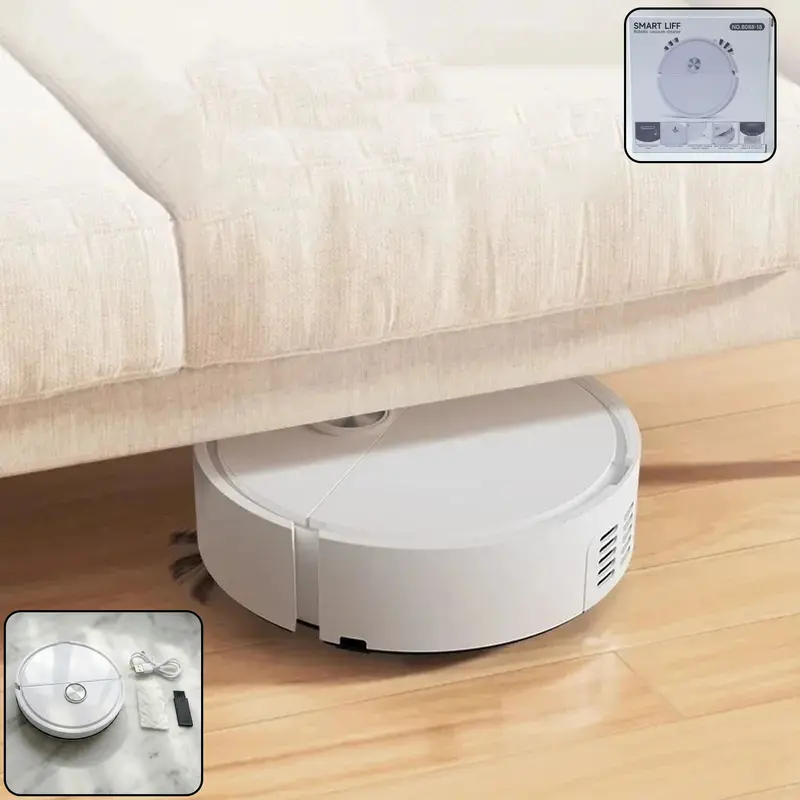 Smart Robotic Vacuum Cleaner With Wet Mopping Function – Auto-Navigation Floor Cleaner 1