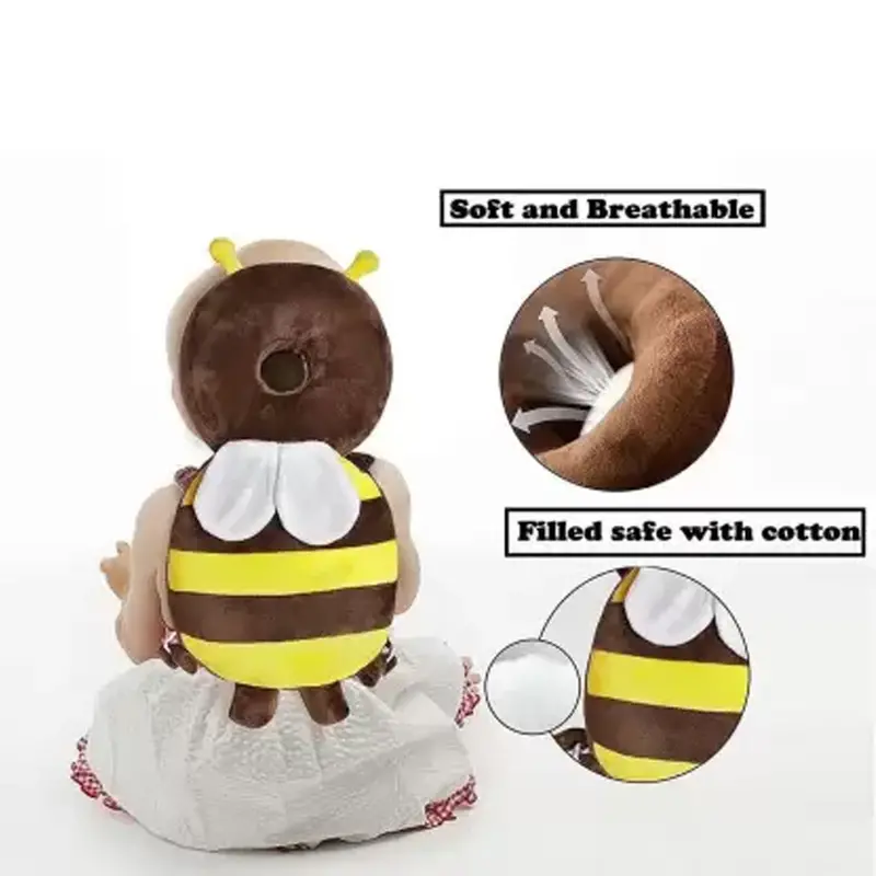 Soft Baby Head Protection Pad – Adjustable Safety Cushion For Crawling Toddlers 1