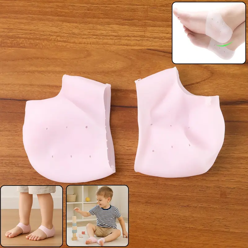 Soft Silicone Heel Protectors For Children – Protective Pair For Sensitive Skin 1