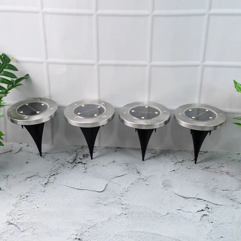 Solar-Powered Garden Led Lights – 4-Piece Weather-Resistant Outdoor Set 1