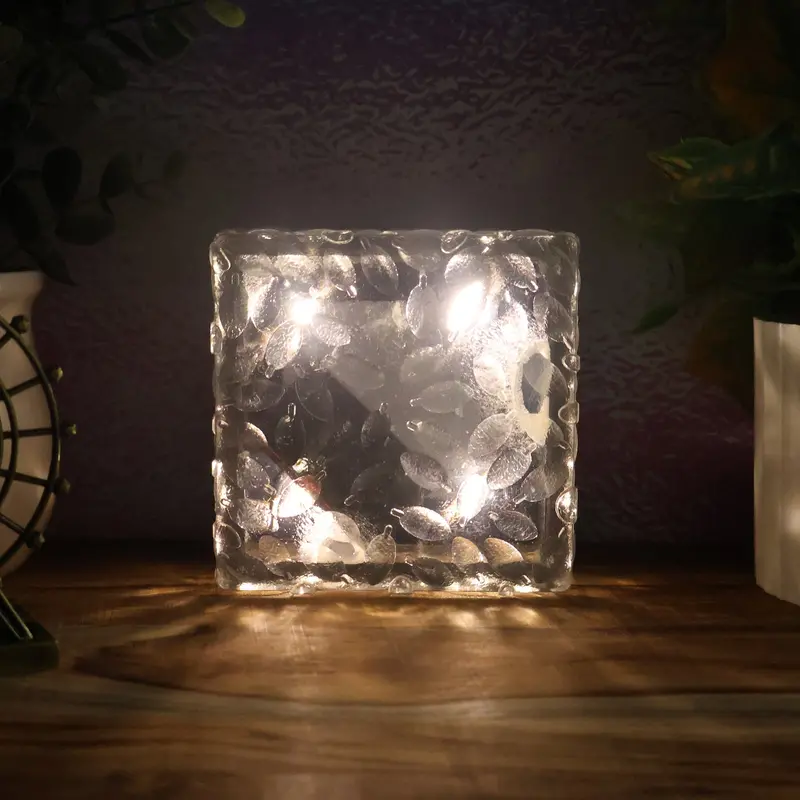 Solar-Powered Ice Cube Garden Lights – Weatherproof Pathway & Holiday Illumination 1