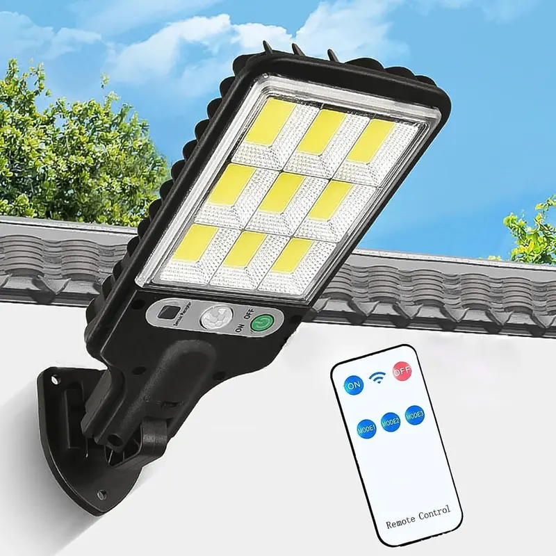 Solar-Powered Led Street Light – Motion-Sensing & Remote-Controlled Outdoor Lighting 1