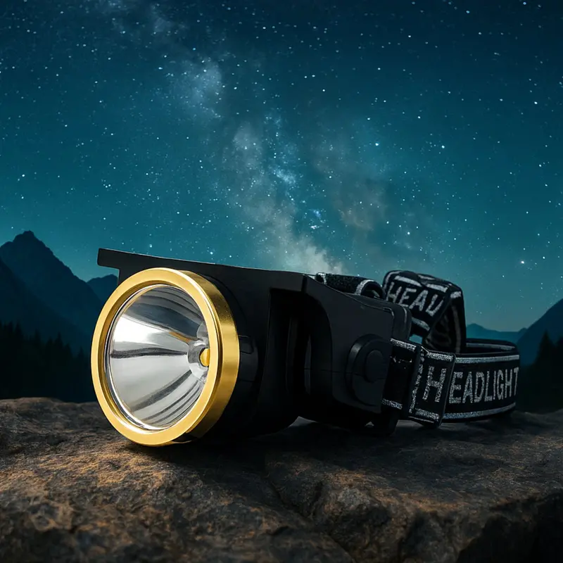 Solar-Rechargeable Led Headlamp – Hands-Free Work Light 1