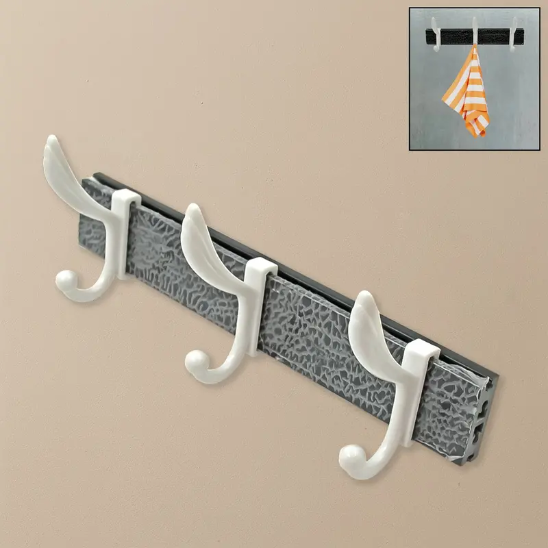 Space-Saving Wall-Mounted Coat Rack With Six Hooks 1