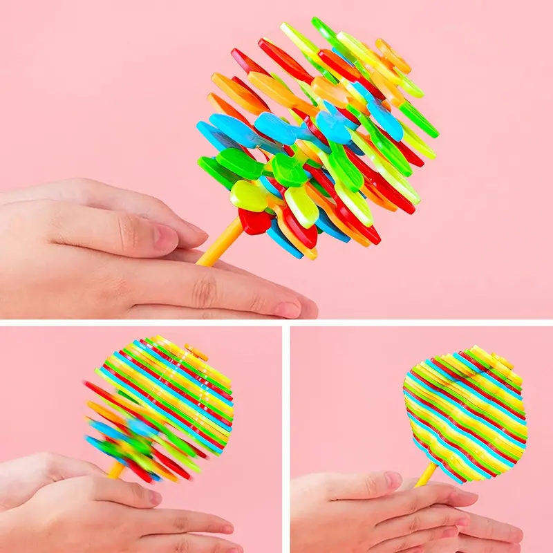 Spinning Flower Candy Toy – Handheld Rotating Fun Item 1