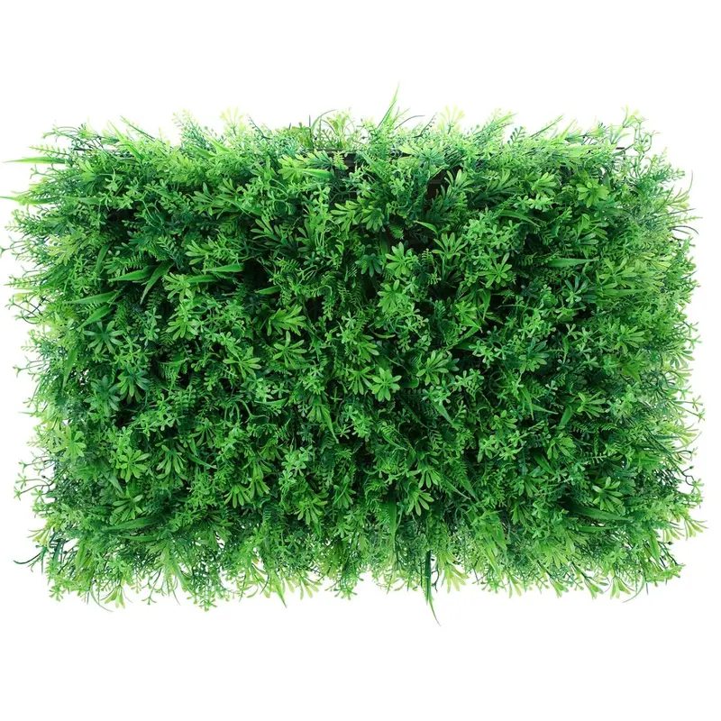 Square Artificial Grass Aquarium Backdrop – Plastic Aquascape Mat For Fish Tanks (60×40 Cm, Mixed Patterns) 1