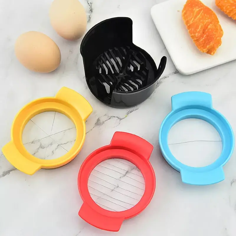 Stainless Steel 3-In-1 Egg Slicer – Precision Cutting Tool With Tensioned Wires 1