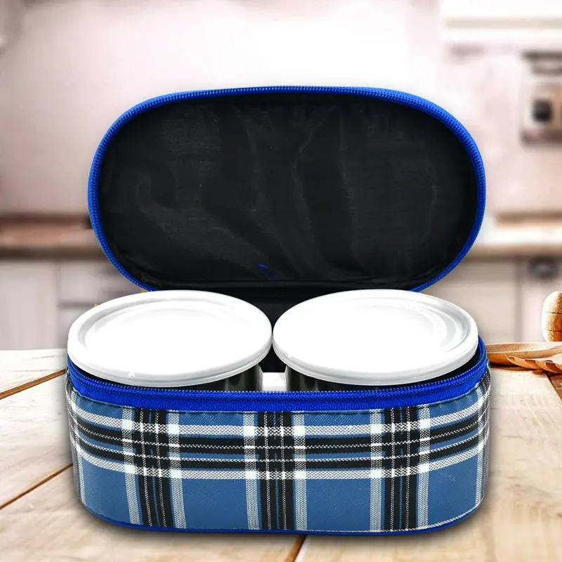 Stainless Steel Corporate Lunch Box Set – 3-Piece Stackable Meal Containers 1