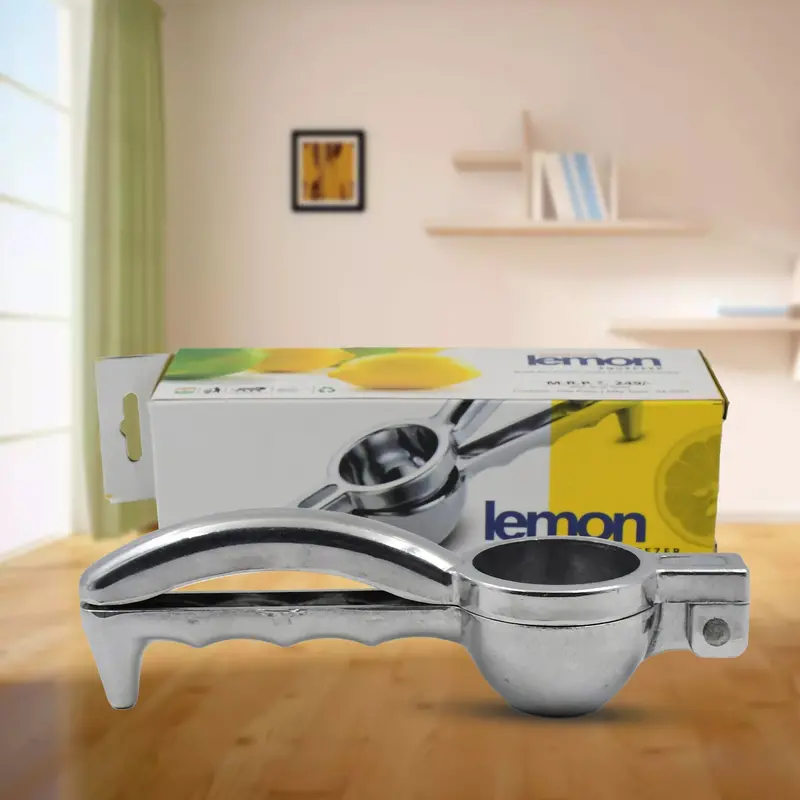 Stainless Steel Lemon Squeezer – Polished Citrus Juicer For Kitchen Use 1
