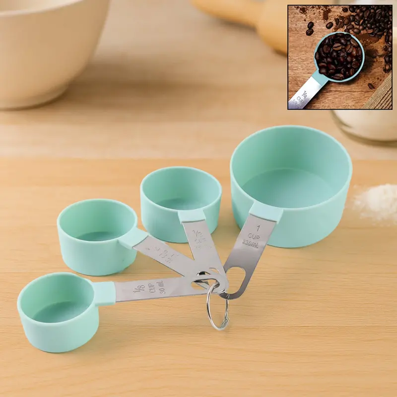 Stainless Steel Measuring Cup Set – 4-Piece Kitchen Essential 1