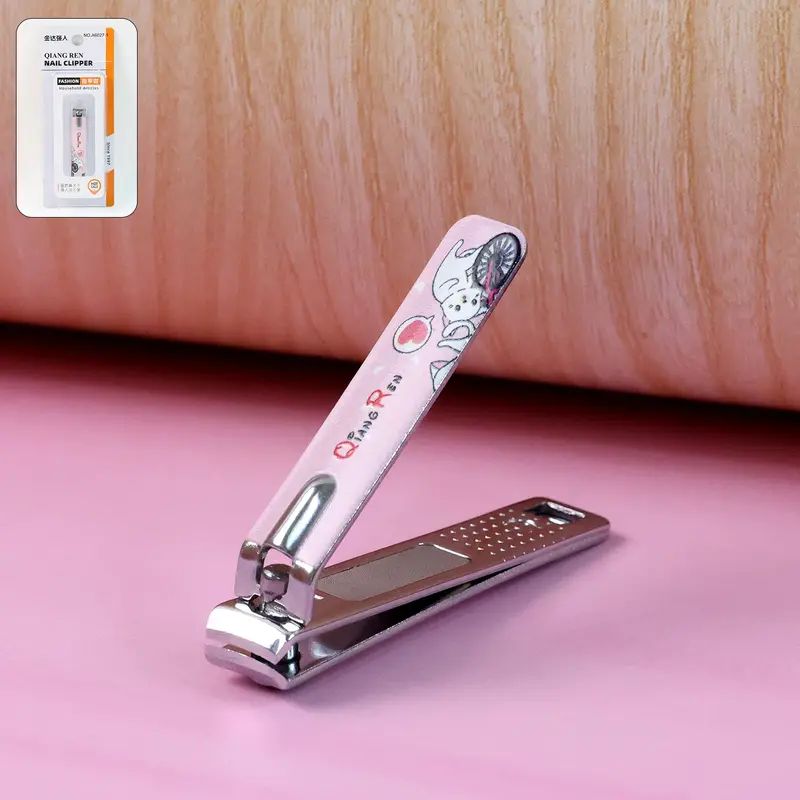 Stainless Steel Nail Clipper Set – Includes Nail Catcher And File For Clean, Precise Grooming 1