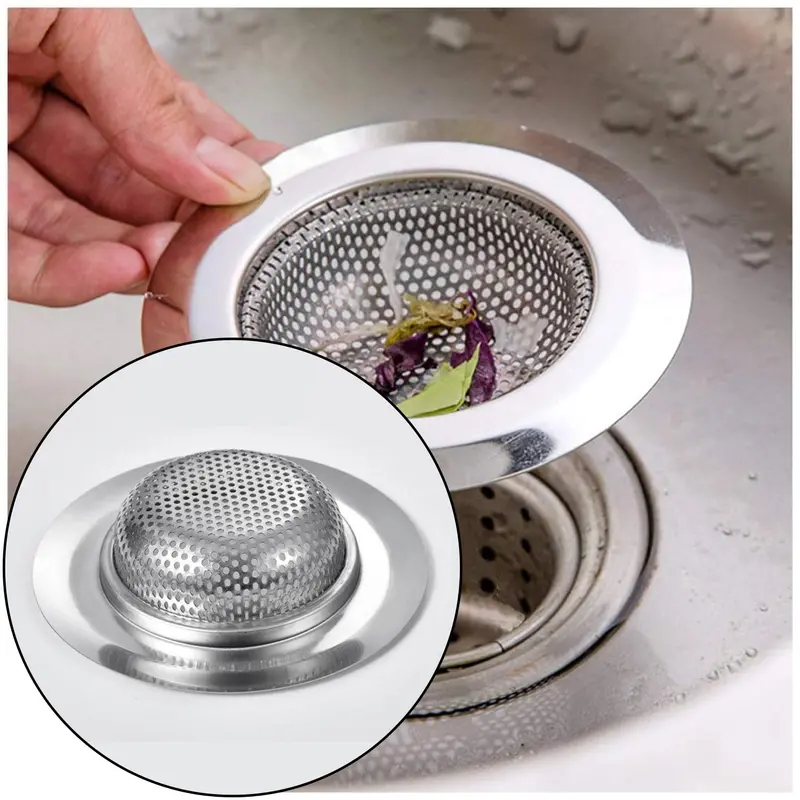 Stainless Steel Sink Drain Strainer – Durable Basin Filter For Kitchen Or Bathroom 1