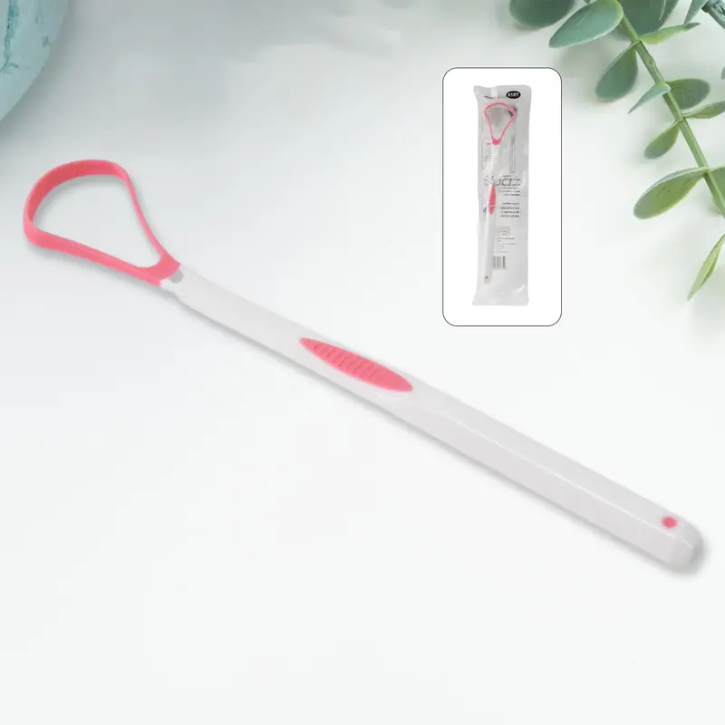 Stainless Steel Tongue Cleaner – Ergonomic Oral Hygiene Scraper Brush 1