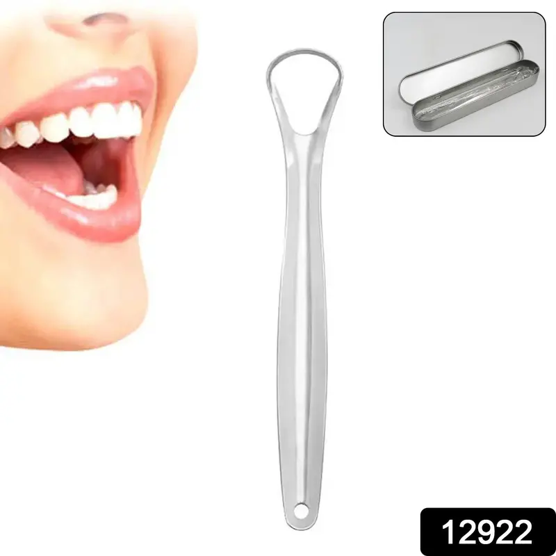 Stainless Steel Tongue Cleaner With Protective Carry Case – Oral Hygiene Tool 1
