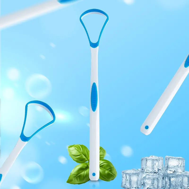 Stainless Steel Tongue Scraper – Oral Hygiene Cleaner And Freshener (1 Piece) 1