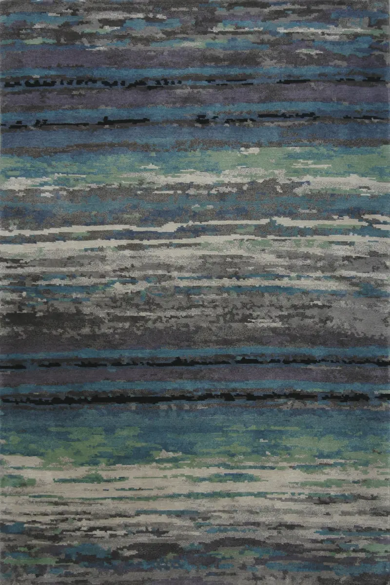 Strata Marine Sage Rug – Tranquil Green-Toned Abstract Texture 1