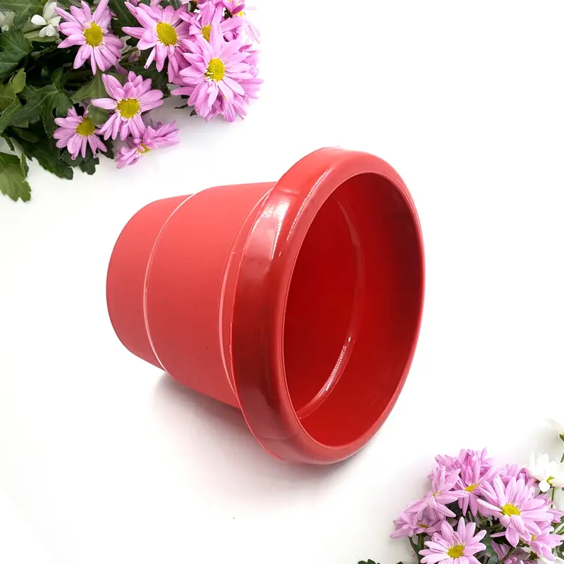 Sturdy Indoor Plant Pot – 13 Cm Plastic Container For Balcony & Home Gardens 1