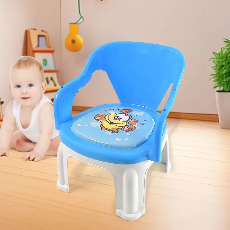 Sturdy Plastic Baby Chair With Padded Seat – Safe And Comfortable Toddler Seating 1