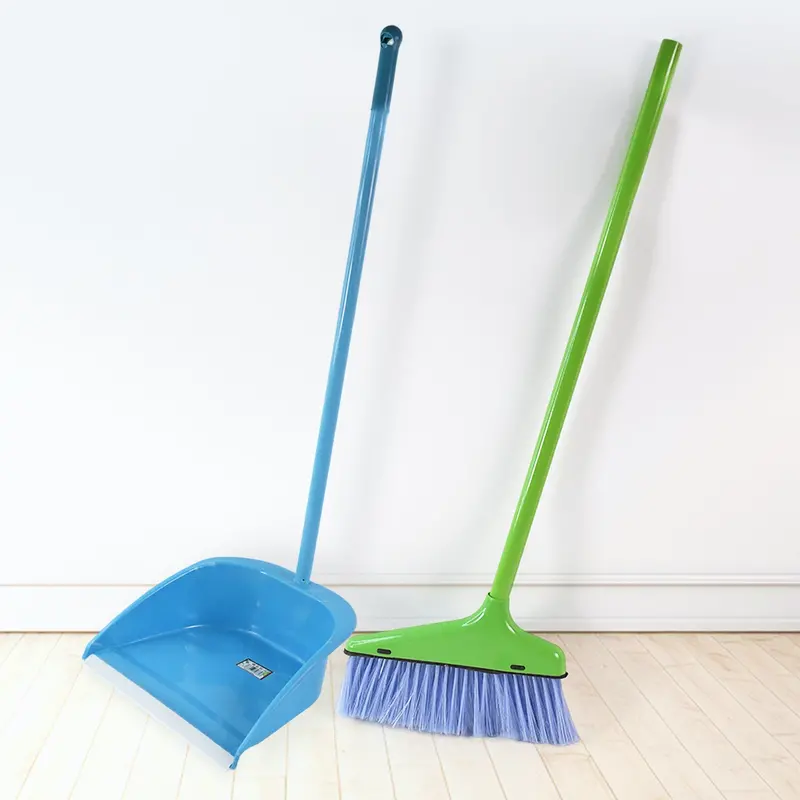 Supdi Dustpan And Broom Set – Heavy-Duty Cleaning Brush With Ergonomic Handle 1