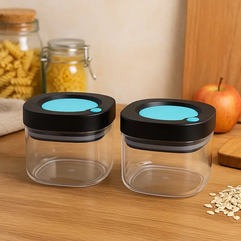 Supermom Airtight Food Storage Containers – 2-Piece Set, 500Ml Each 1