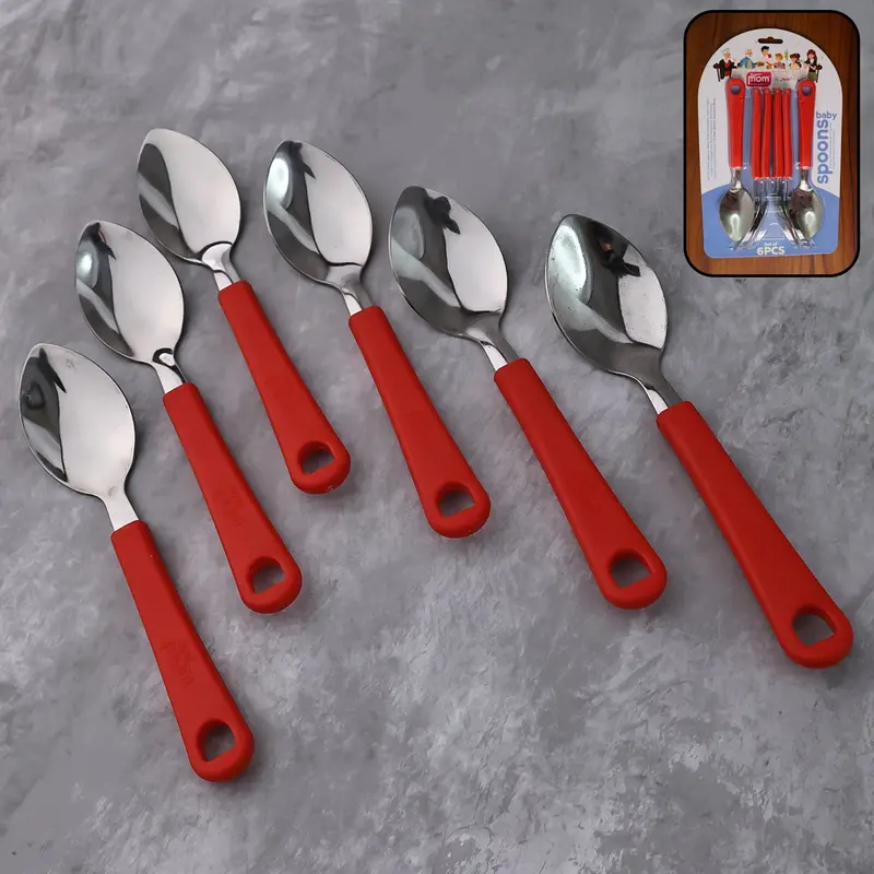 Supermom Baby Feeding Spoon Set – Soft-Tip, Bpa-Free (6 Pieces) 1