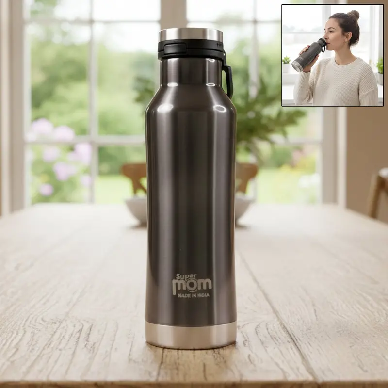 Supermom Compact 500Ml Double-Wall Vacuum-Insulated Stainless Steel Flask 1